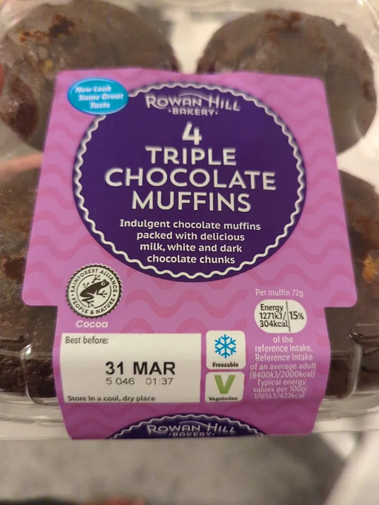 Triple Chocolate Muffins