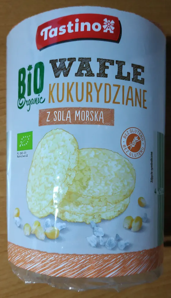 Bio Wafle kukurydziane z Solą morską