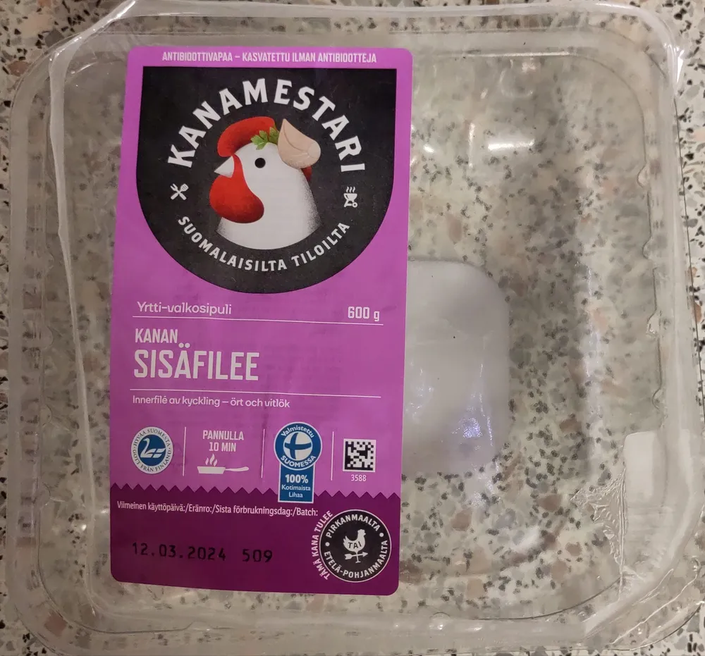 Kanan sisäfilee yrtti & valkosipuli