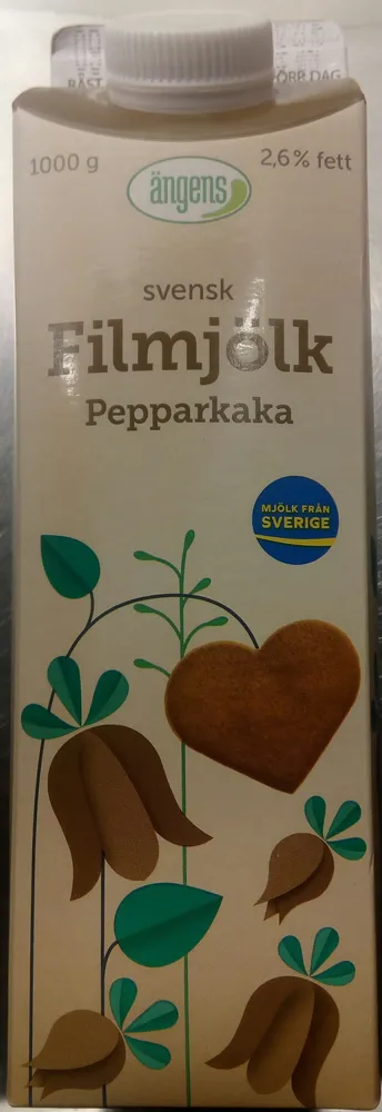 Ängens svensk Filmjölk Pepparkaka