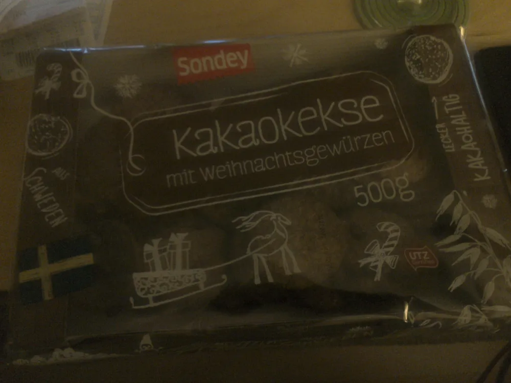 Sodney Kakaokekse mit Weihnachtsgewürzen