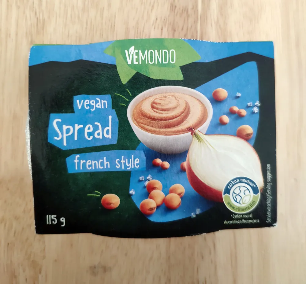 Vegan spread French style