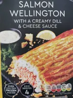 Salmon Wellington with Creamy Dill & Cheese Sauce