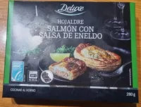 Hojaldre salmón con salsa de eneldo