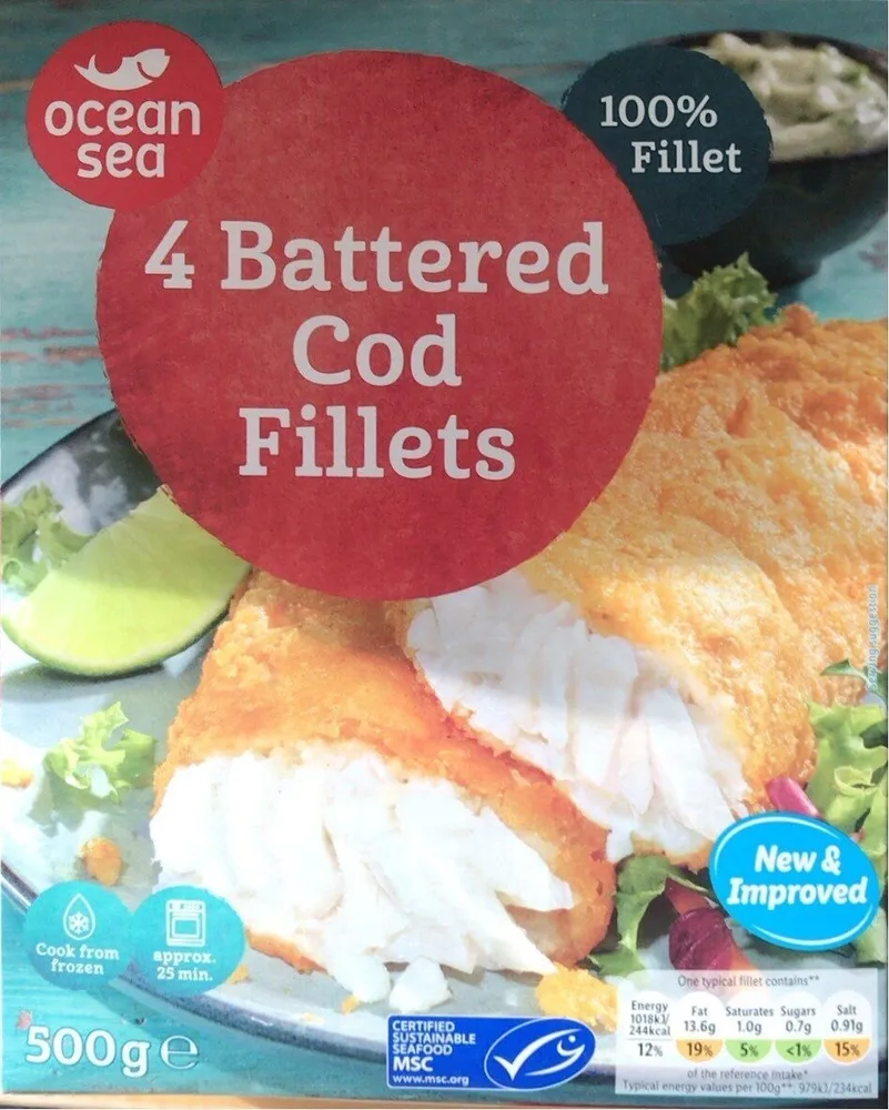 Battered Cod Fillets