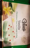 Christmas tree ice cream lollies