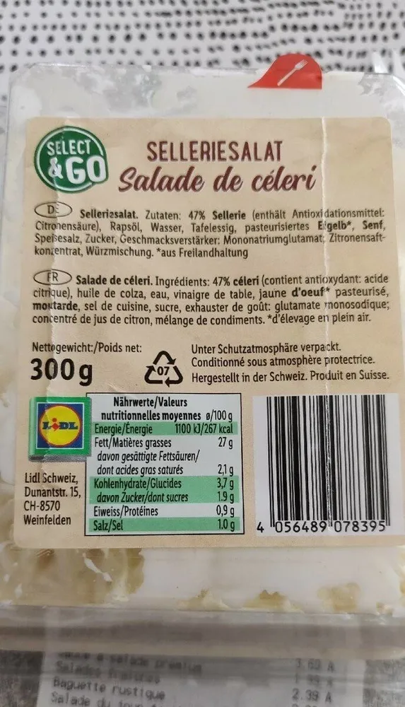 Salade de céleri