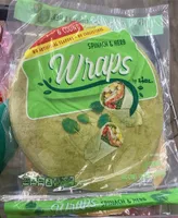 Spinach & herb wraps