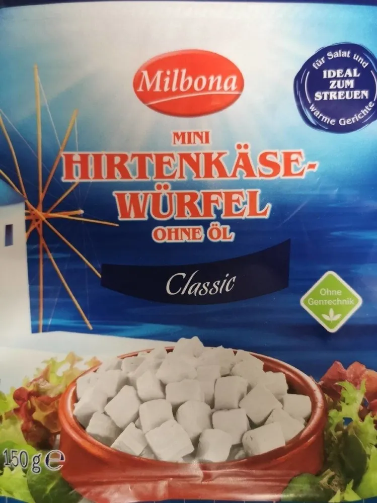 Mini Hirtenkäsewürfel ohne Öl