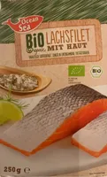 Lachsfilet mit haut