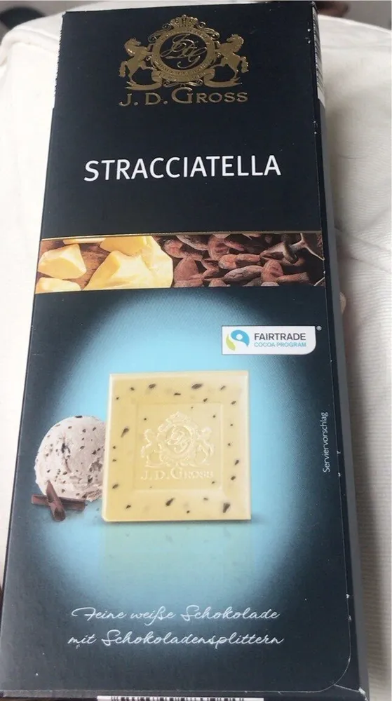 stracciatella weiße Schokolade