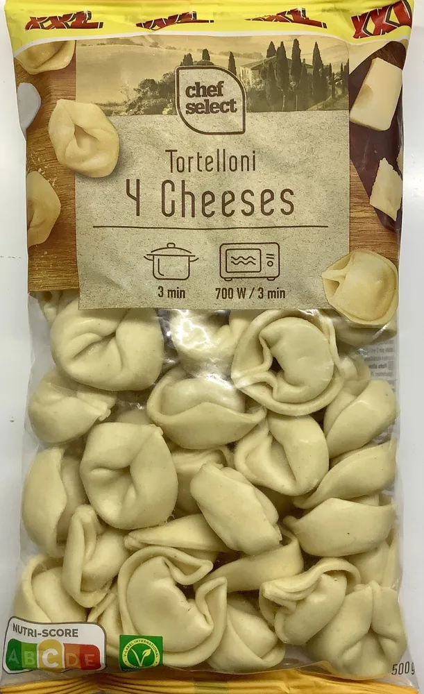Tortelloni, négy sajtos