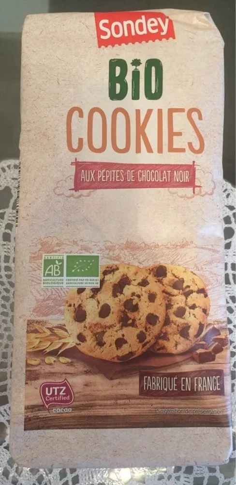 Bio Cookies aux pepites de chocolat noir