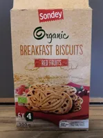 Organic Breakfast Biscuits Red Fruits