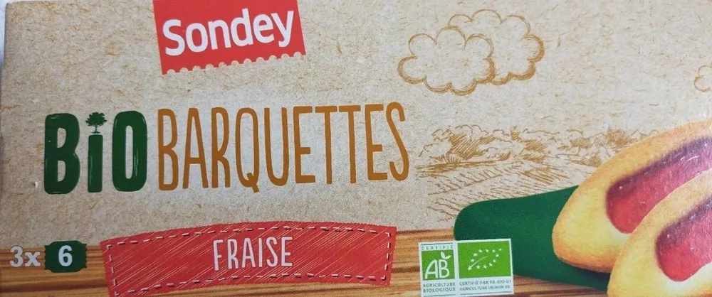 Bio barquette fraise