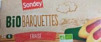 Bio barquette fraise