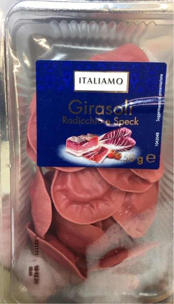 Girasoli radicchio e speck
