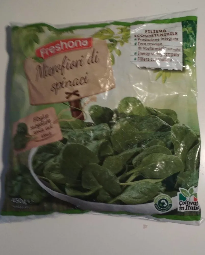 Microfiori di spinaci