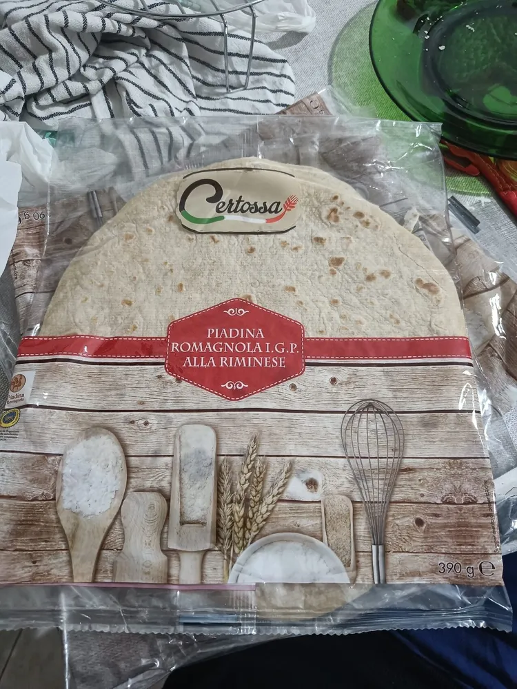 Piadina romagnola alla Riminese