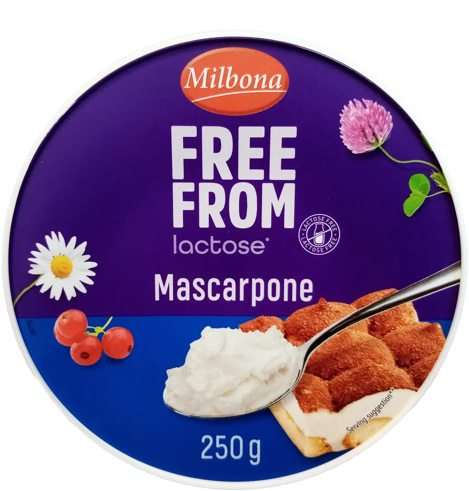 Mascarpone Free From lactose*
