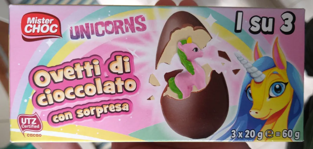 ovetti di cioccolato con sorpresa