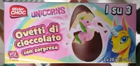 ovetti di cioccolato con sorpresa