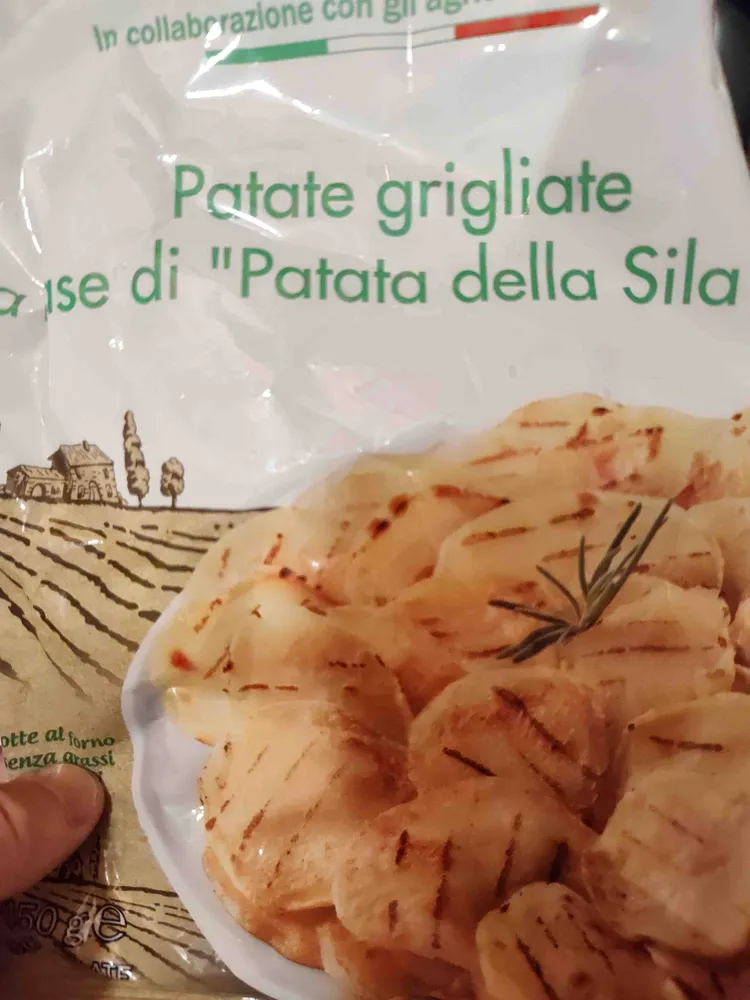 Patate grigliate a base di patata della Sila