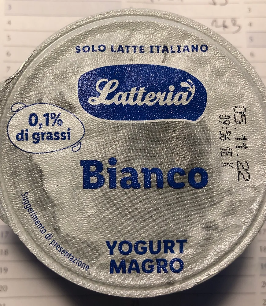 Yogurt bianco magro 0,1% grassi