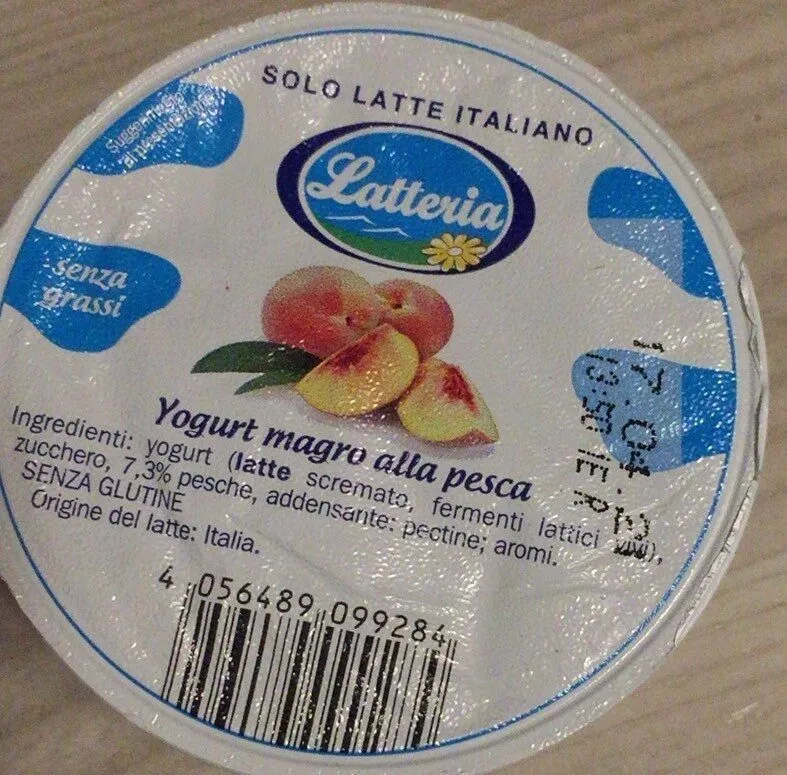 Yogurt magro pesca