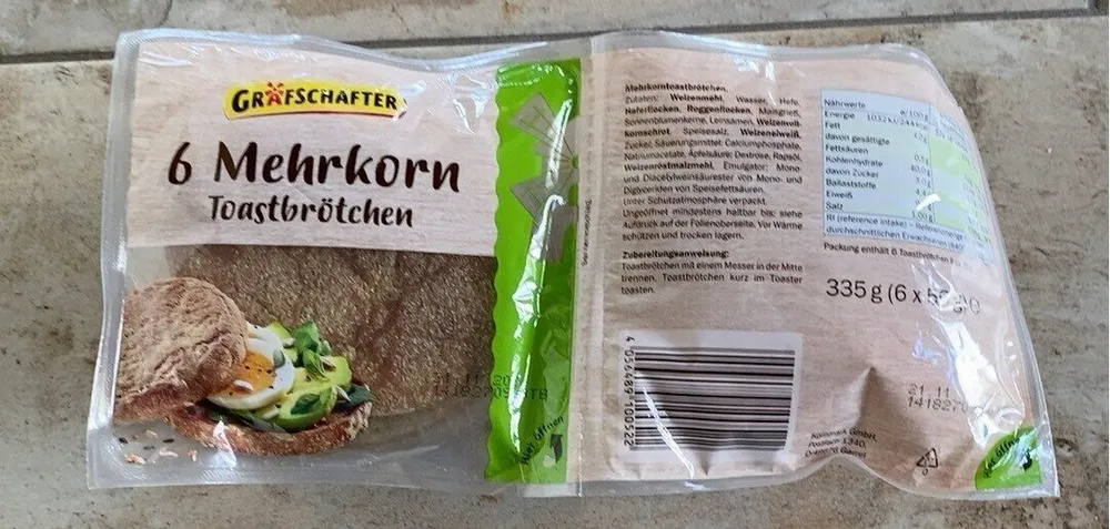 Mehrkorn-Toastbrötchen