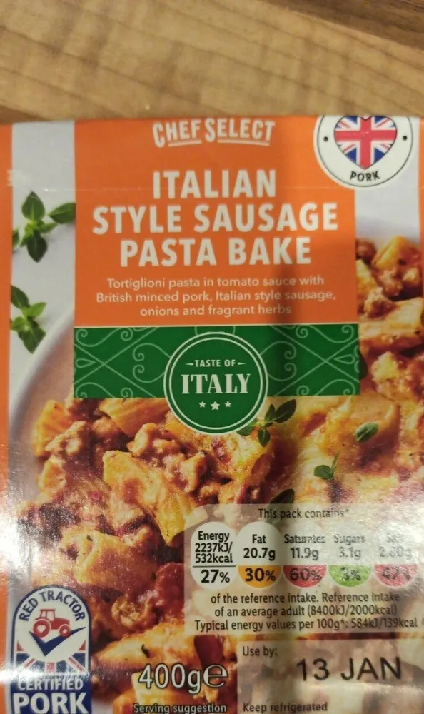 Italian Style Sausage Pasta Bake