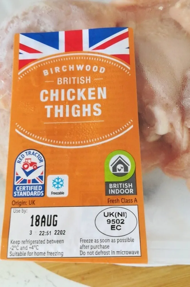 British chicken thighs
