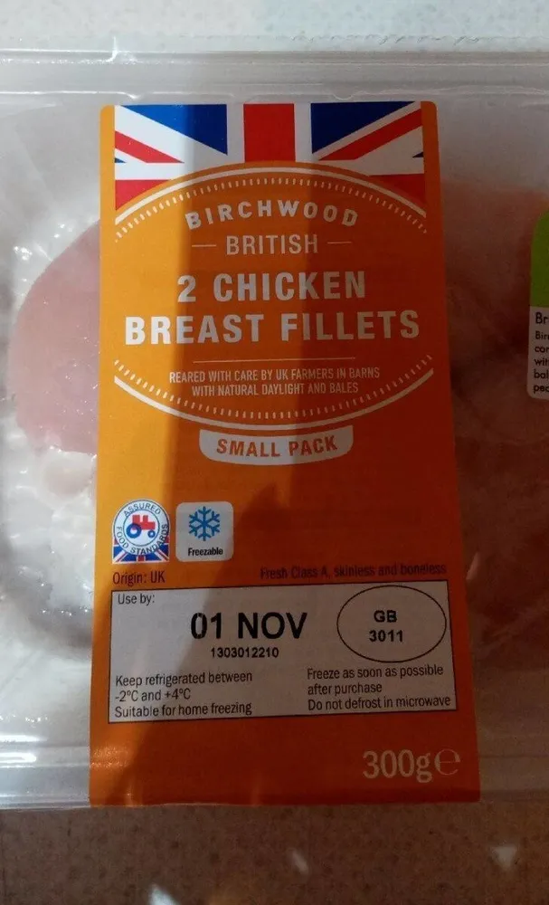 2 chicken breast fillets
