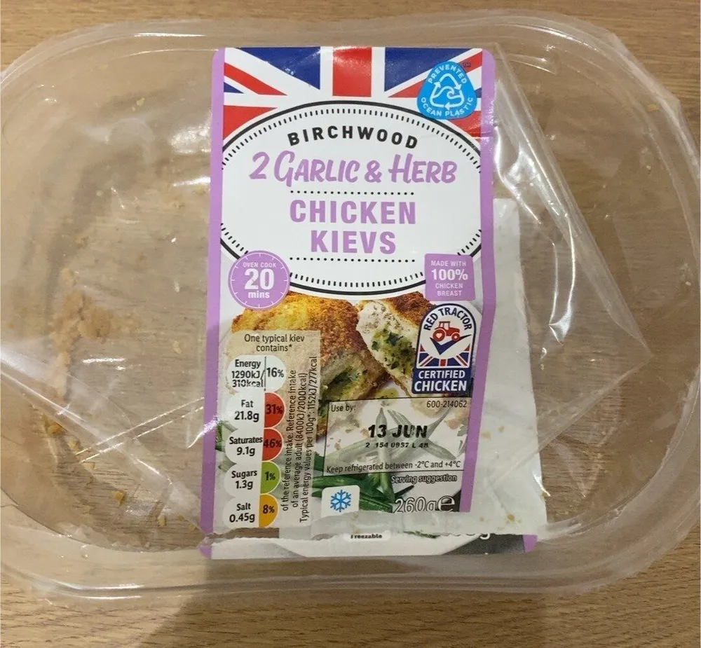 Chicken kievs