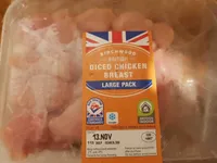 Diced chicken breast