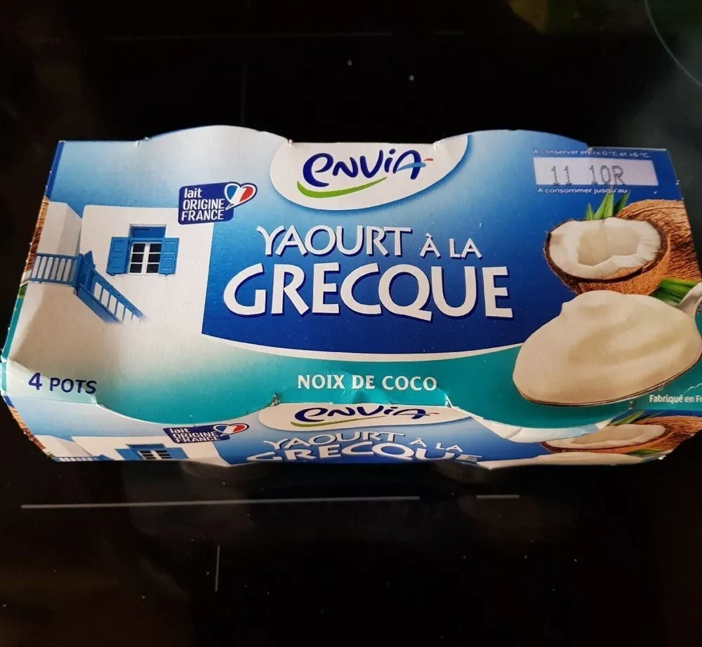 yaourt à la grecque noix de coco