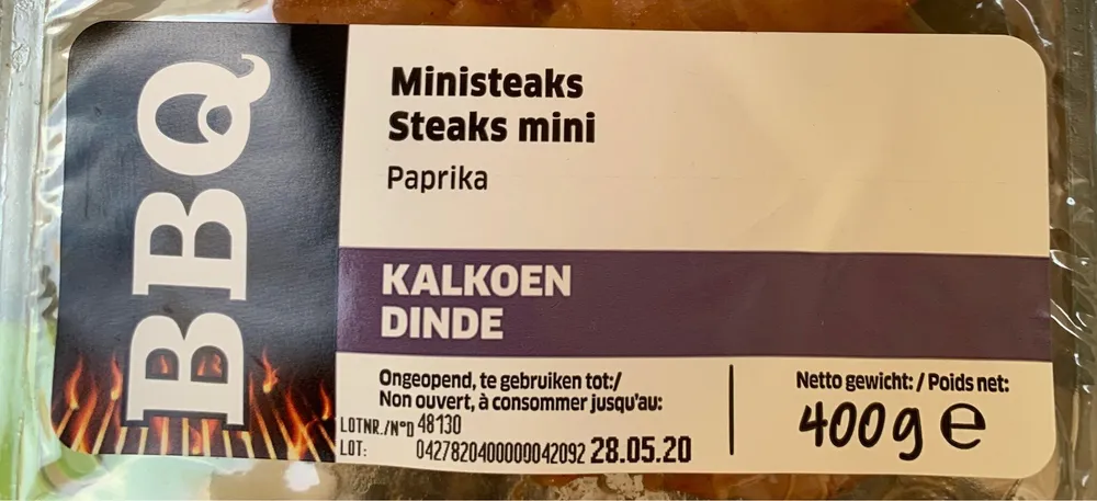 Steak mini paprika Dinde