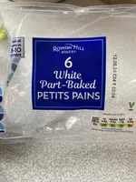 6 White Part-Baked PETITS PAINS