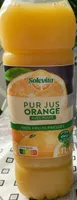 Pur jus orange avec pulpe