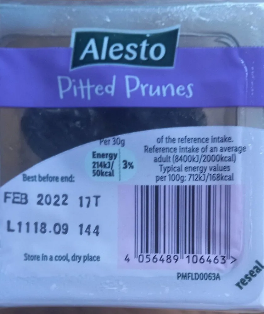 Pitted Prunes