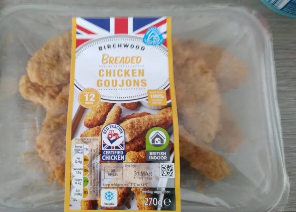 Breaded Chicken Goujons