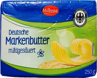 Deutsche Markenbutter mildgesäuert