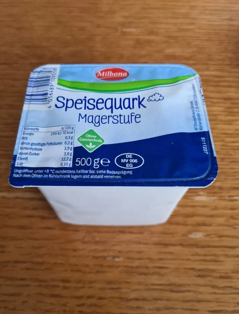 Speisequark Magerstufe
