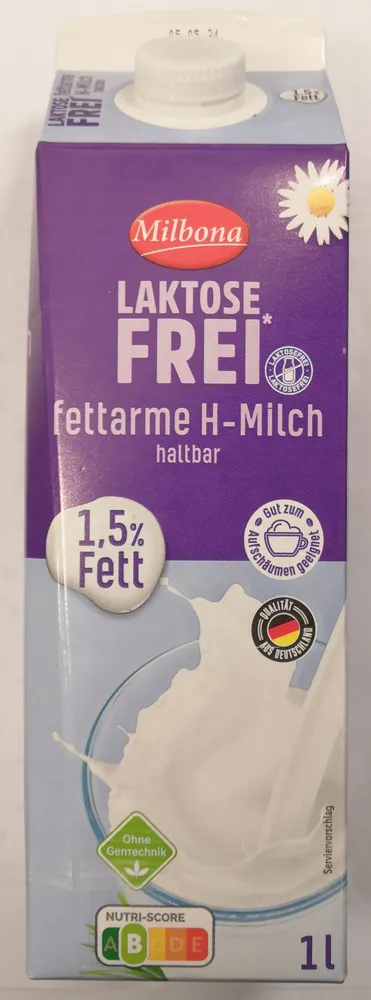 Milch Laktosefrei 1,5% Fett