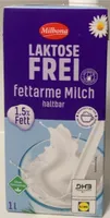 Laktosefreie, fettarme Milch haltbar 1,5%