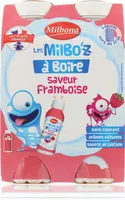 Yaourt à boire saveur framboise