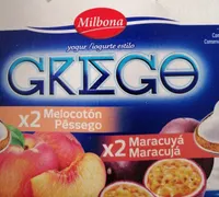 Griego melocotón y maracuyá