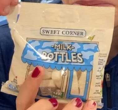 Milk bottles