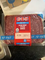 LEAN BEEF STEAK MINCE 5% FAT