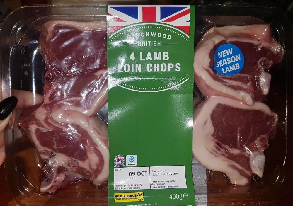 4 lamb lion chops